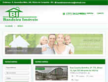 Tablet Screenshot of bandeiraimoveis-ba.com.br